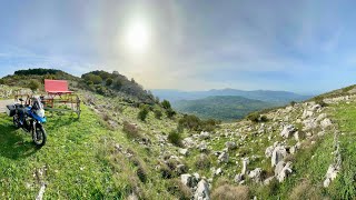 Belle strade in moto SS166  Passo della Sentinella  Da Corleto Monforte a San Rufo [upl. by Nostaw713]