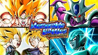 SPEEDRUNNING THROUGH ALL STAGES  MISSIONS DBZ MEMORABLE BATTLES DBZ DOKKAN BATTLE [upl. by Ahsiema]