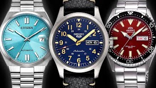 10 Reviewers Reveal 10 BEST Affordable Watches [upl. by Fayina]