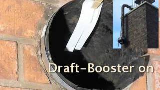 DraftBooster for Woodstoves Fix poor chimney draft [upl. by Ecniuq]