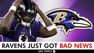 The Baltimore Ravens Just Got Some BAD News On Lamar Jackson  Ravens Injury News [upl. by Eelahs17]