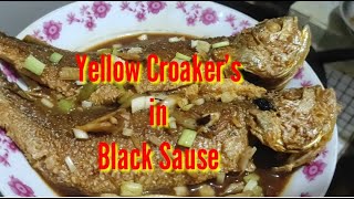 Recipe Yellow Croaker Fish in Dark Sauce [upl. by Terhune]