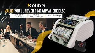 Kolibri KBR500 The Ultimate Mix Denomination Bill Counter at an Unbeatable Price [upl. by Meier]