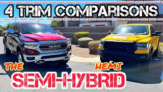 Comparison Of The 2023 Ram 1500 Trims Ram 1500 Limited vs Ram Rebel vs Laramie vs Big Horn ram [upl. by Brittney851]