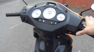 2008 SYM JET 50 EURO X SCOOTER MOPED 2T VGC 5K MILES NEW MOT amp TAX 40MPH LOVELY [upl. by Petulia]