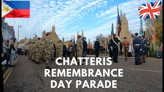 CHATTERIS REMEMBRANCE DAY PARADE 2022 [upl. by Hannahs]