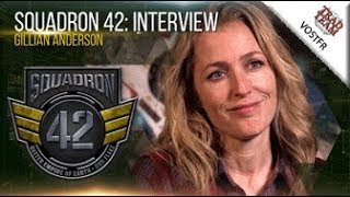 Squadron 42  Interview  Gillian Anderson  VOSTFR [upl. by Ardnassela]