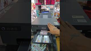 Best printer 👉Epson L8050 pvc Card printingBest quality Photo printing 2 in 1 printer [upl. by Neelyad]