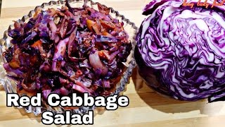 Healthy Red Cabbage Salad dietfood bongtastyfood [upl. by Harrington]