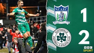 HIGHLIGHTS  Newry City 12 Cliftonville [upl. by Elleryt]