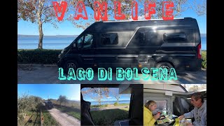 VANLIFE AL LAGO DI BOLSENA viaggiincamper vanlife [upl. by Arenahs581]