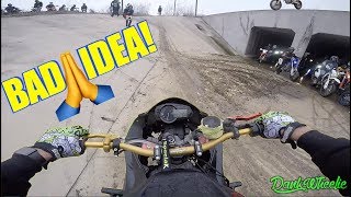 Supermoto Sunday On A Street Bike [upl. by Arnie837]