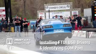 AMPEFI  DIYAutoTune  Installing FTDI USB Drivers and Identifying COM Port [upl. by Sophi]