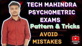 Tech Mahindra Psychometric Test  Avoid Elimination  Tricks to clear [upl. by Salina]