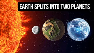 What If Earth Was Split Into Water and Rock Planets [upl. by Bilow]