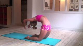 Yoga Backbending Kapotasana in Ashtanga with Kino [upl. by Mckeon]