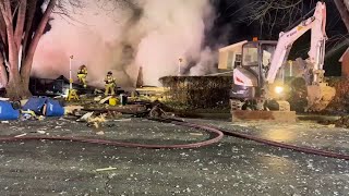 Massive home explosion leaves 6 injured 3 critically in Missouri [upl. by Anek]