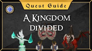 Med lvl A kingdom divided quest guide [upl. by Rebmyk482]