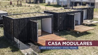 Sistemas constructivos Casa modulares Steel frame Construcción a seco Ventajas y funcionalidad [upl. by Tolecnal]