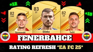 FIFA 25  FENERBAHCE RATING PREDICITONS EA FC 25 😱🔥  FT Szymanski  Fred  Tadic [upl. by Ayirp20]