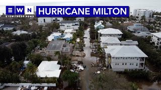 A birds eye view of Hurricane Miltons devastation [upl. by Troth]