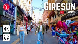 GIRESUN  Türkiye 🇹🇷 4K Walking Tour City Center  Travel at the Black Sea [upl. by Helms840]