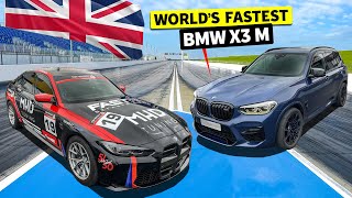 Can the Worlds Fastest BMW X3 M Beat a 1200hp G80 M3 in a Drag Race [upl. by Tanney]