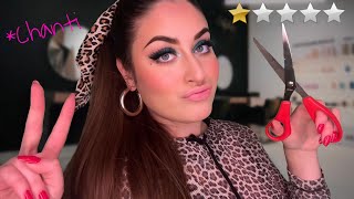 ASMR Assi Chantal frisiert dich ✂️🤪 Am schlechtesten bewerteter Friseur  Worst Reviewed Roleplay [upl. by Llerdna145]