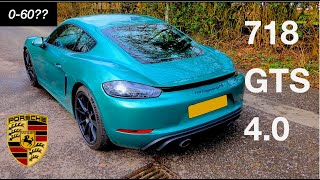 PORSCHE 718 CAYMAN GTS 40  060mph amp Walkaround  2023  4K [upl. by Ylle]