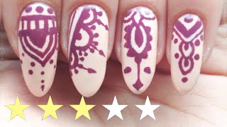 Nail Art Facile  Henné♡ [upl. by Triley]