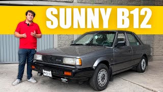 Nissan Sunny B12 1991 Tsuru ll  Reseña en español [upl. by Skcirdnek]