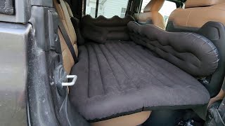 Everyone Needs A Backseat Bed  Air Mattress Right [upl. by Ellenoj]