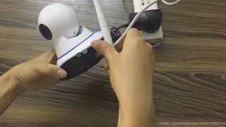 Yoosee APP Home WiFi CCTV IP Camera How to connect byquot LAN Connectionquot [upl. by Ronni219]