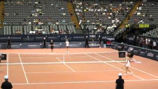 Rise of Legends 2012 Exhibition AgassiGraf VS IvanisevicHingis 2 [upl. by Enelyahs719]