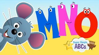 The Sounds of the Alphabet  MNO  ​​🌈 Super Simple ABCs [upl. by Conners]