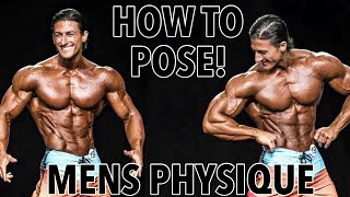 HOW TO MENS PHYSIQUE POSING [upl. by Nosloc]