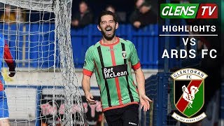 Ards vs Glentoran  7th October 2017 [upl. by Aitekram236]