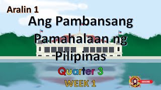 Araling Panlipunan 4 Quarter 3 Week 1 Ang Pambansang Pamahalaan ng Pilipinas [upl. by Studner942]