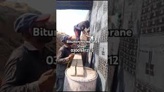 Application of Bitumen Membrane Sheetl03006812512 [upl. by Airamak901]