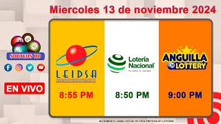 Lotería Nacional LEIDSA y Anguilla Lottery en Vivo 📺│Miercoles 13 de Noviembre 2024  855 PM [upl. by Riess]