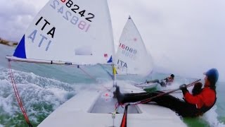 Crazy Laser Sailors with a GoPro [upl. by Pero]