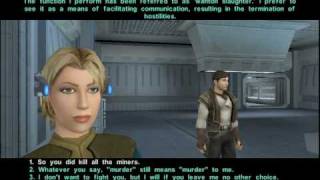 KOTOR 2 Part 11 quotEscape to the Harbingerquot [upl. by Ezequiel]