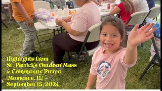 St Patricks Community Picnic Highlights in Momence Il on September 15 2024 [upl. by Kemble675]