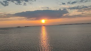 Stunning sunset at the beach of Oulu Finland [upl. by Dnarb]