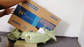 Unboxing COOCAA Digital LED TV 24 Inch [upl. by Fridell]