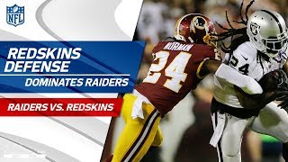 Washingtons Defense Dominates Oakland  Raiders vs Redskins  Wk 3 Player Highlights [upl. by Otila21]