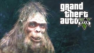 GTA 5 Easter Eggs  Bigfoot GTA V Easter Egg [upl. by Audly594]