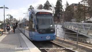 SL Tram Tvärbanan Stora Essingen Stockholm [upl. by Ycart48]