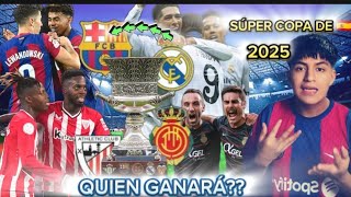 ASÍ SE JUGARÁ LA SUPERCOPA DE 🇪🇸  SE JUGARÁ EN ENERO DEL 2025 quien ganara [upl. by Ardnuassak286]