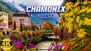 Chamonix one of the Top Place to visite in France Breathtaking Old Town Walking Tour 4k [upl. by Haymo]